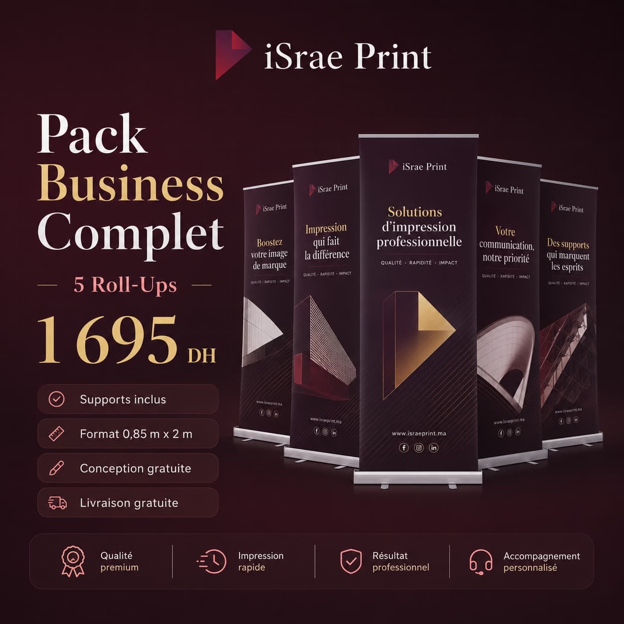 Pack Business — 5 Roll-Ups