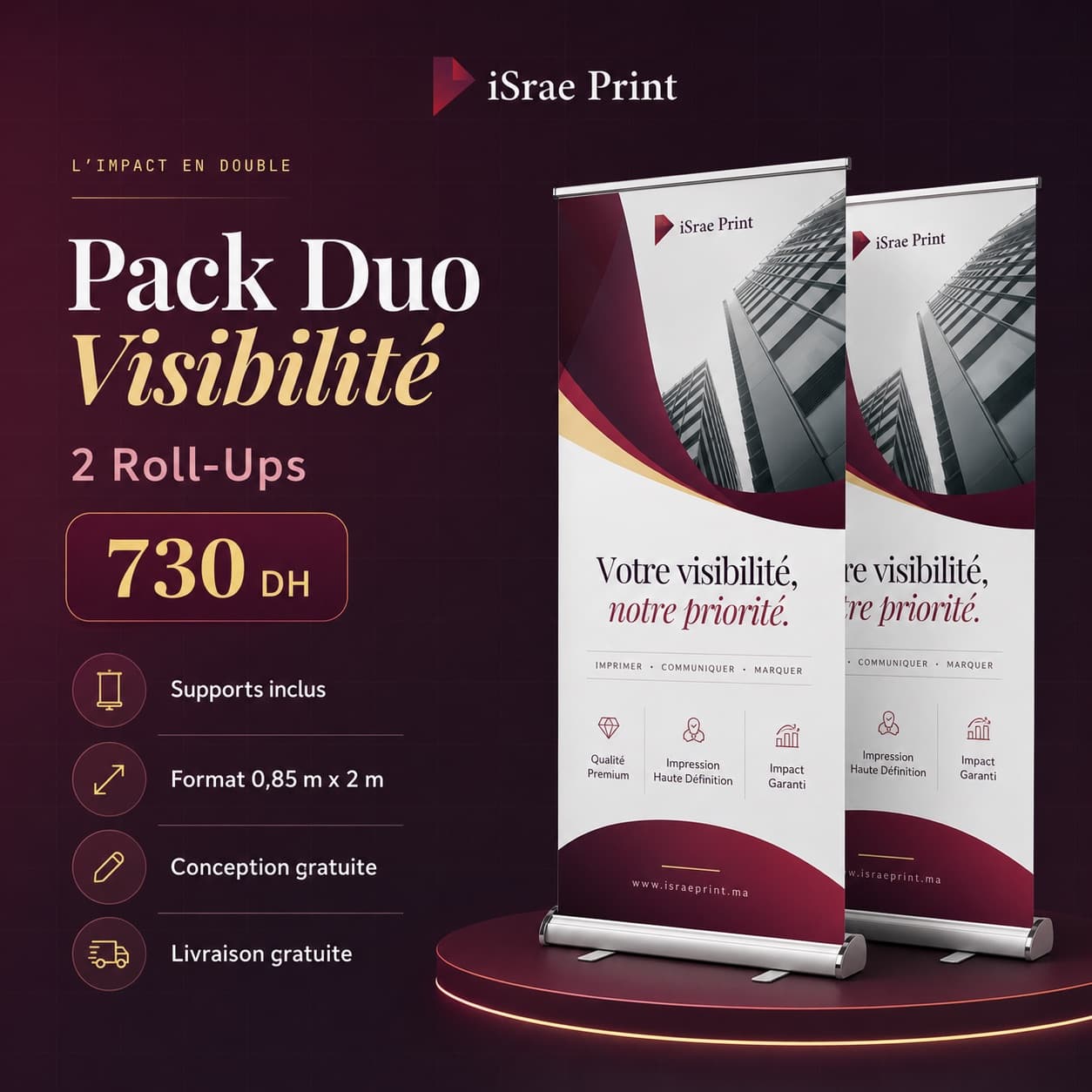 Pack Duo — 2 Roll-Ups