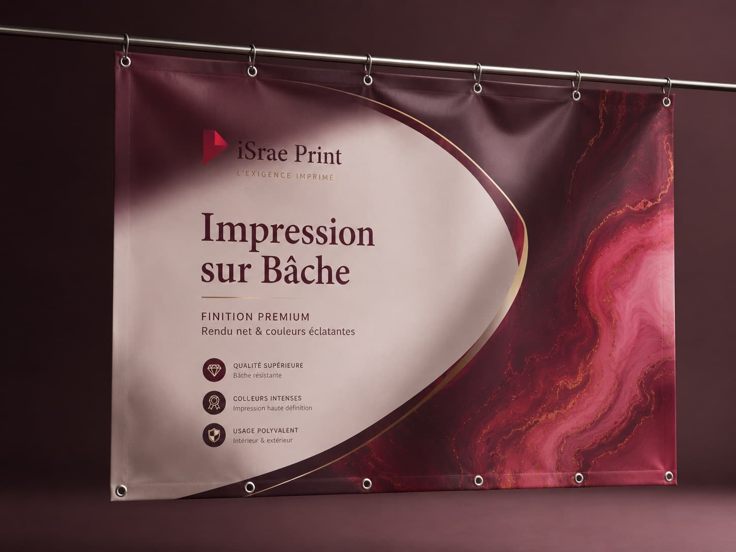 Impression sur Bâche