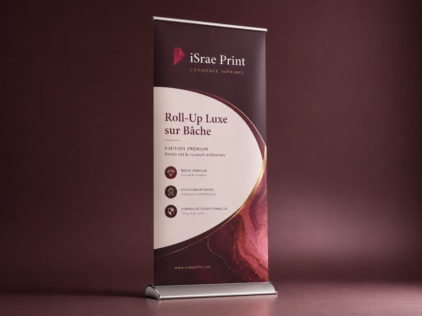 Roll-Up Luxe sur Bâche